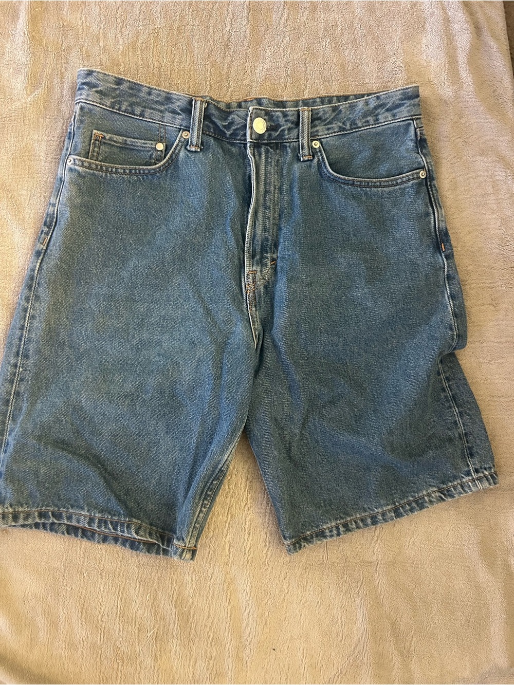 H&M Men's Denim Jean Shorts - Blue Wash